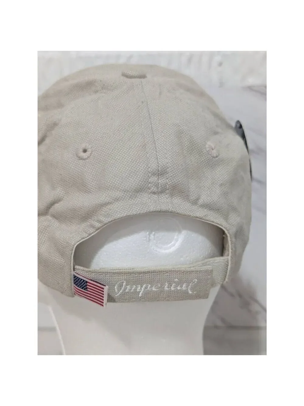 Imperial Vintage Men's Cream Ryder Cup 2004 Oakland Hills Hook & Loop Golf Hat N